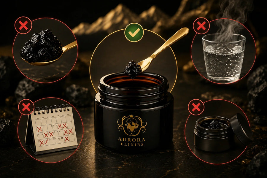 Erreurs Courantes Lors de l’Utilisation du Shilajit