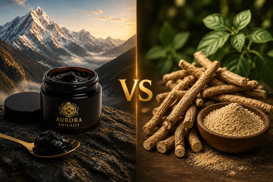 Shilajit vs Ashwagandha: Qual è la Differenza?