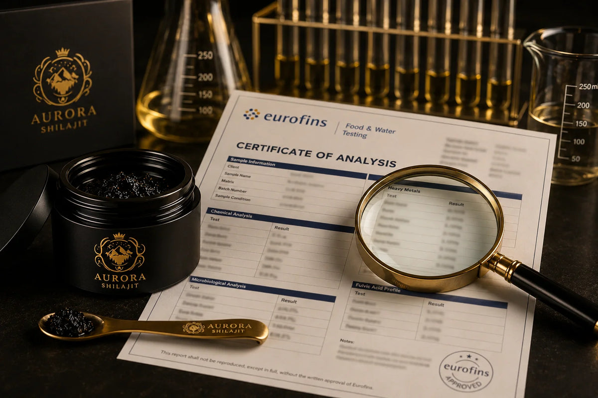 Come Leggere un Rapporto di Laboratorio dello Shilajit