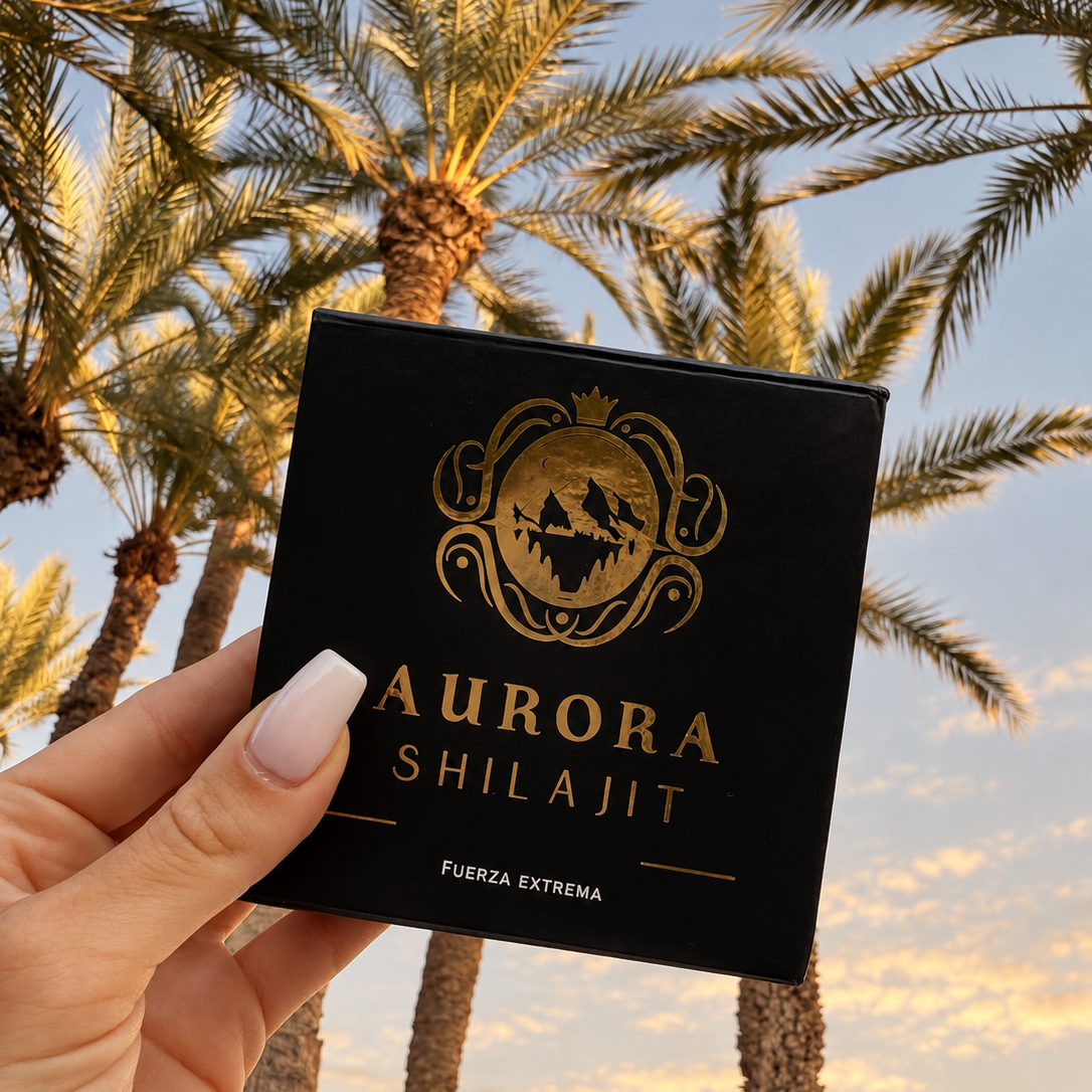 Aurora Shilajit 30g resin product packaging